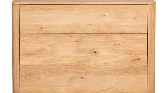 Miniaturka 1 - Drewniana komoda z litego drewna Lelina 3L