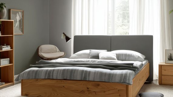 Miniaturka 21 - Wysokiej Jakości Łóżko Dębowe do Sypialni Lelina A DĄB