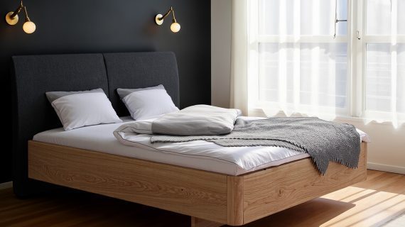 Miniaturka 19 - Wysokiej Jakości Łóżko Dębowe do Sypialni Lelina A DĄB