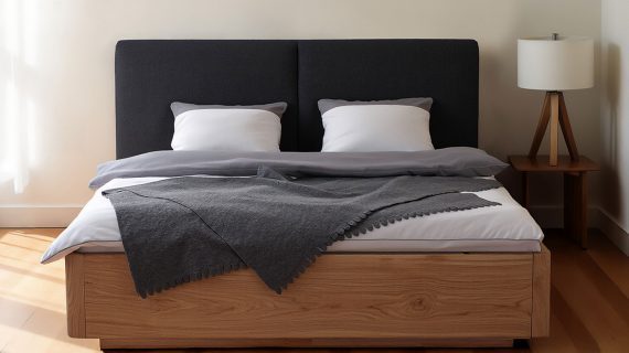 Miniaturka 18 - Wysokiej Jakości Łóżko Dębowe do Sypialni Lelina A DĄB