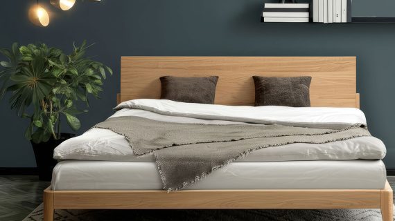 Miniaturka 12 - Łóżko Dębowe w Atrakcyjnej Cenie Lamaro