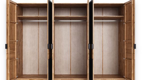 Miniaturka 2 - Drewniana szafa z litego drewna K60EF1E