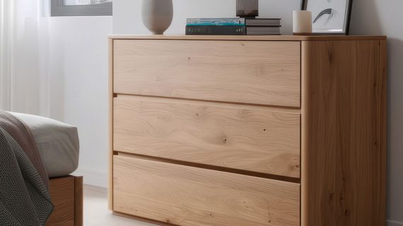 Miniaturka 12 - Drewniana komoda z litego drewna Lelina 3L