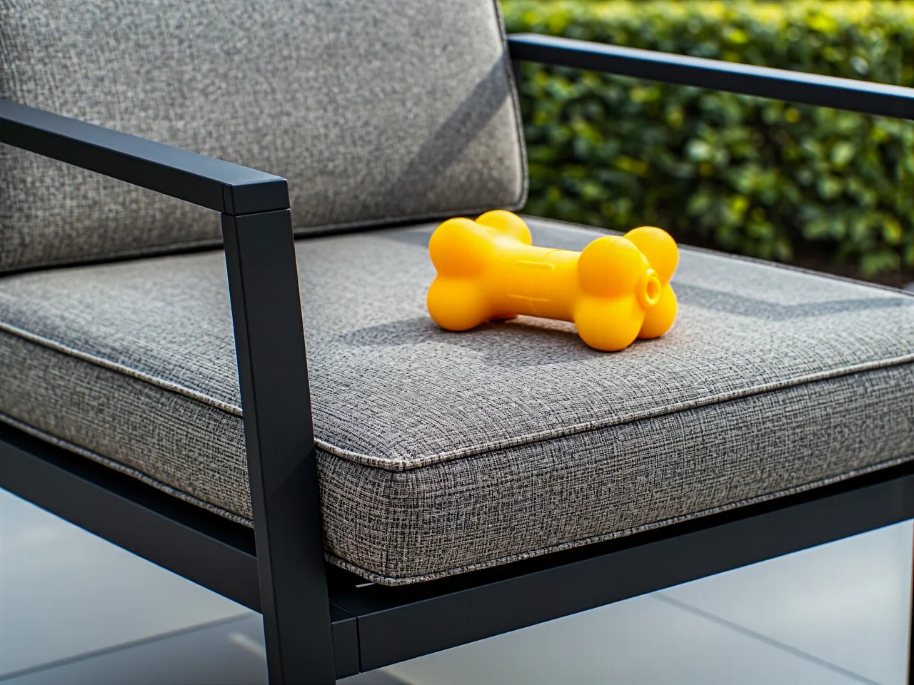 Bezpieczne meble na taras o zaokrąglonych rogach idealne dla bawiących się dzieci