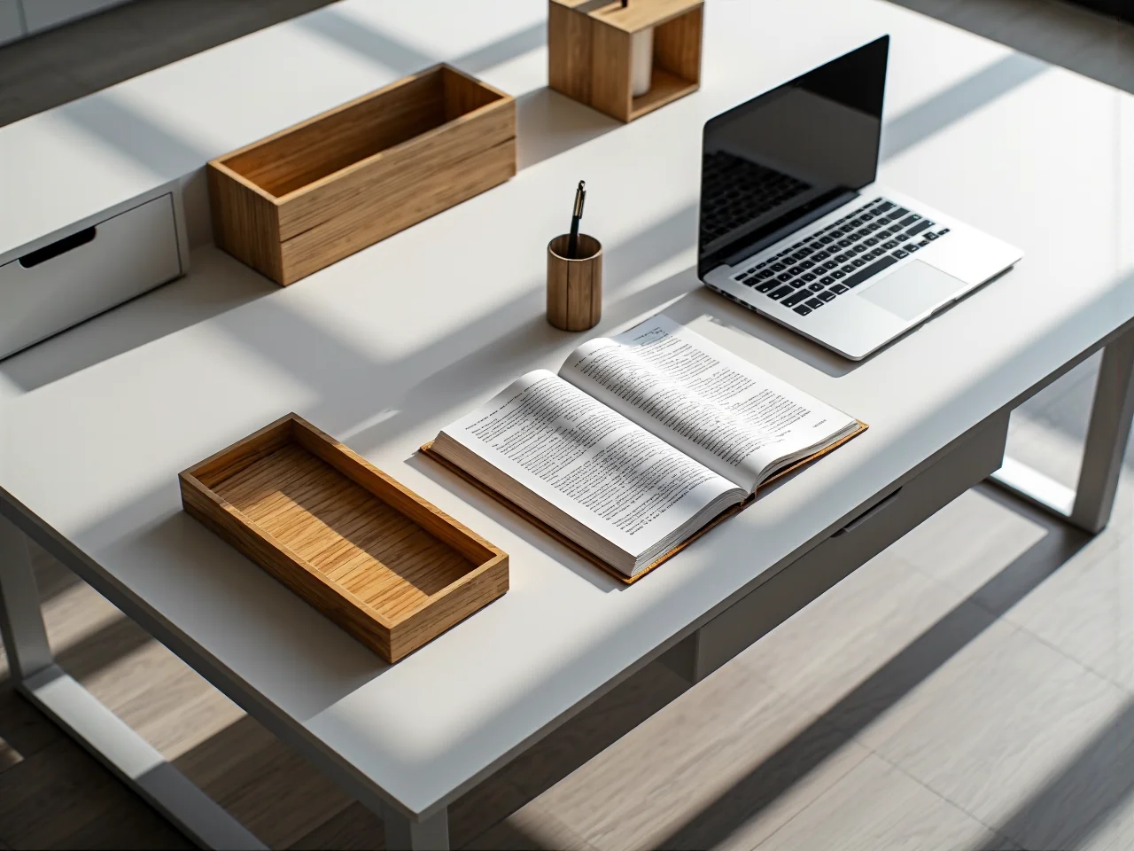 Nowoczesne biurko z regulowaną wysokością rosnące razem z dzieckiem