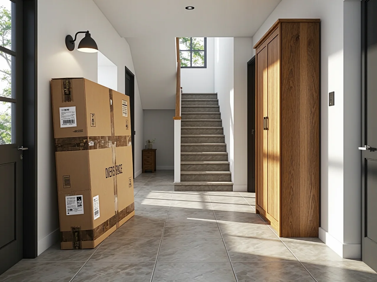 Klient weryfikujący co obejmuje cennik usług dodatkowych podczas dostawy zamówienia