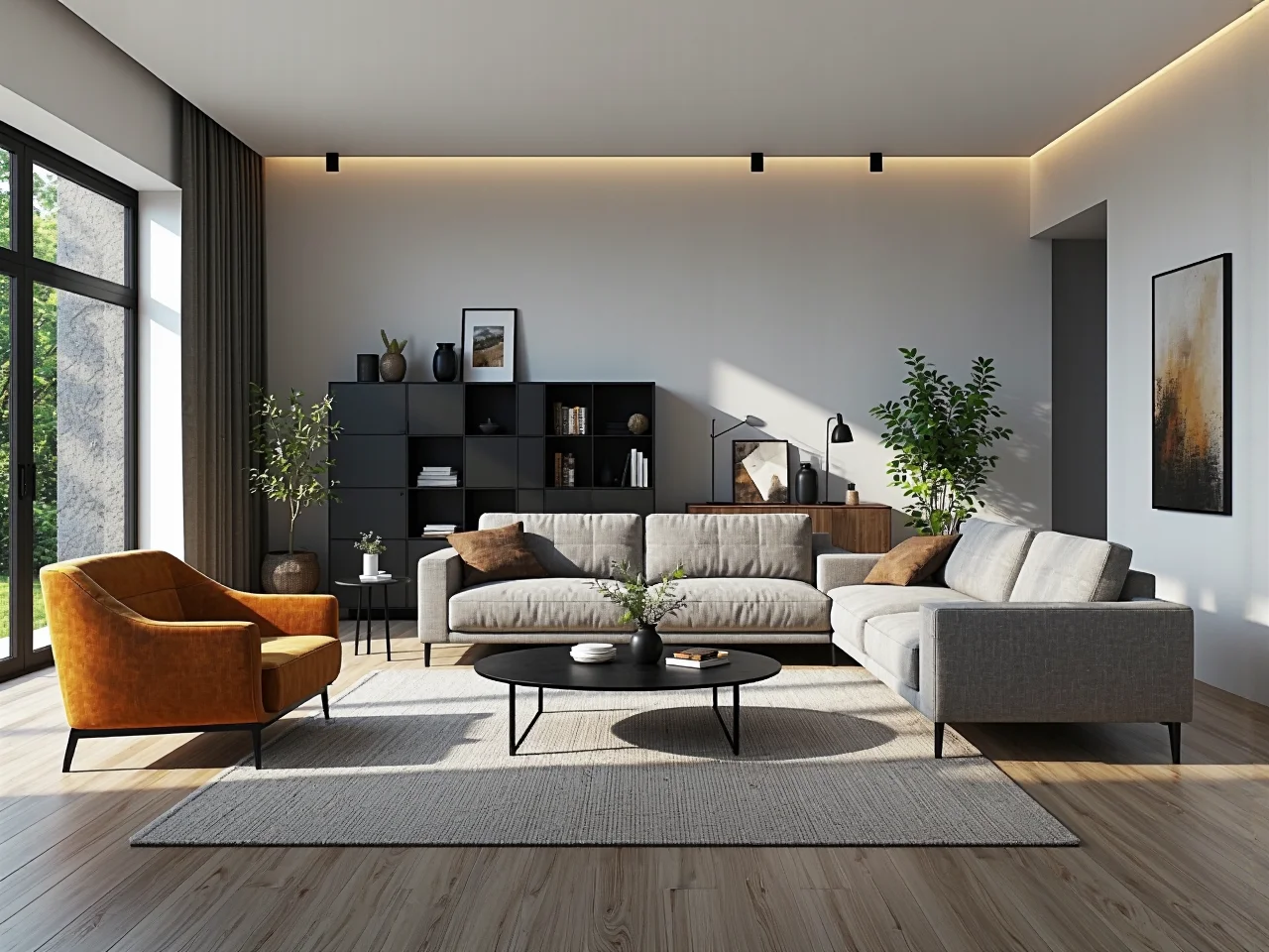 Odświeżona tapicerka sofy w salonie gotowa na przyjęcie gości