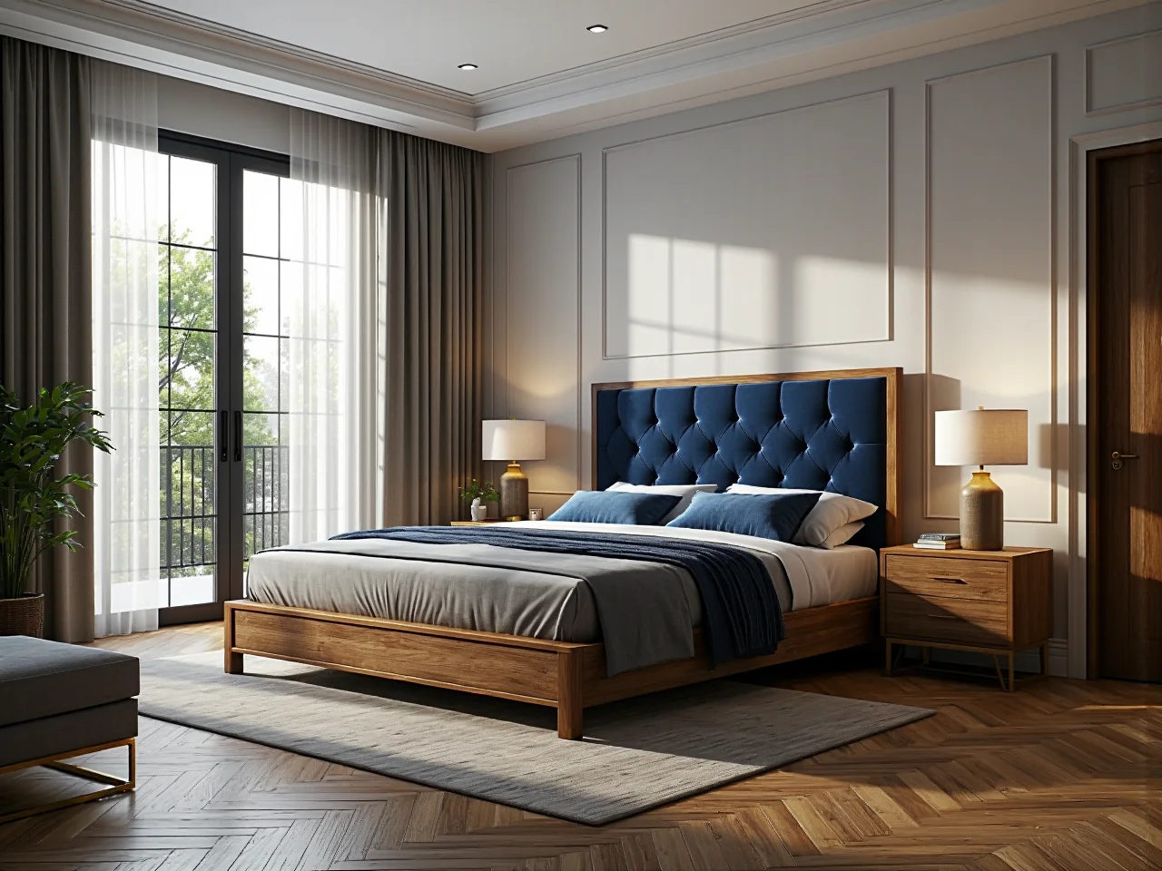 Zbliżenie na wysokiej jakości materiały i wykończenie mebli premium gwarantujące ich długowieczność