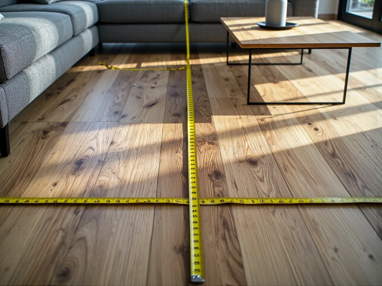 Porównywanie wysokości siedziska kanapy z planowaną wysokością pufy dla maksymalnego komfortu użytkowania.