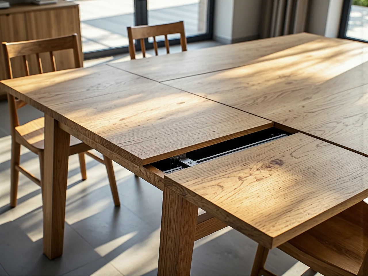 Elegancka aranżacja dużego stołu wigilijnego z białą zastawą i świątecznymi dodatkami