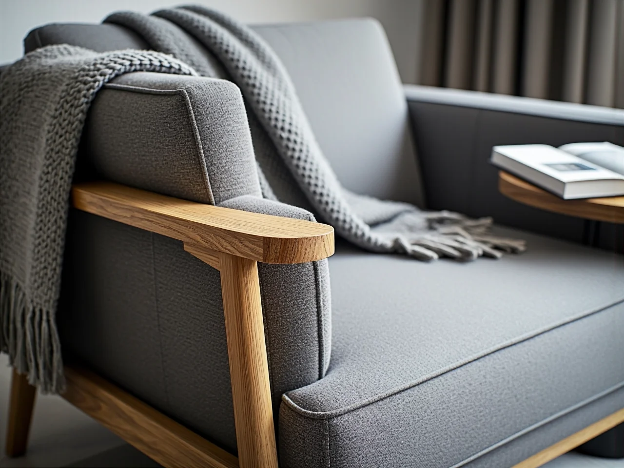 Zbliżenie na precyzyjne detale i wysoką jakość wykonania drewnianego stołu z polskiej manufaktury