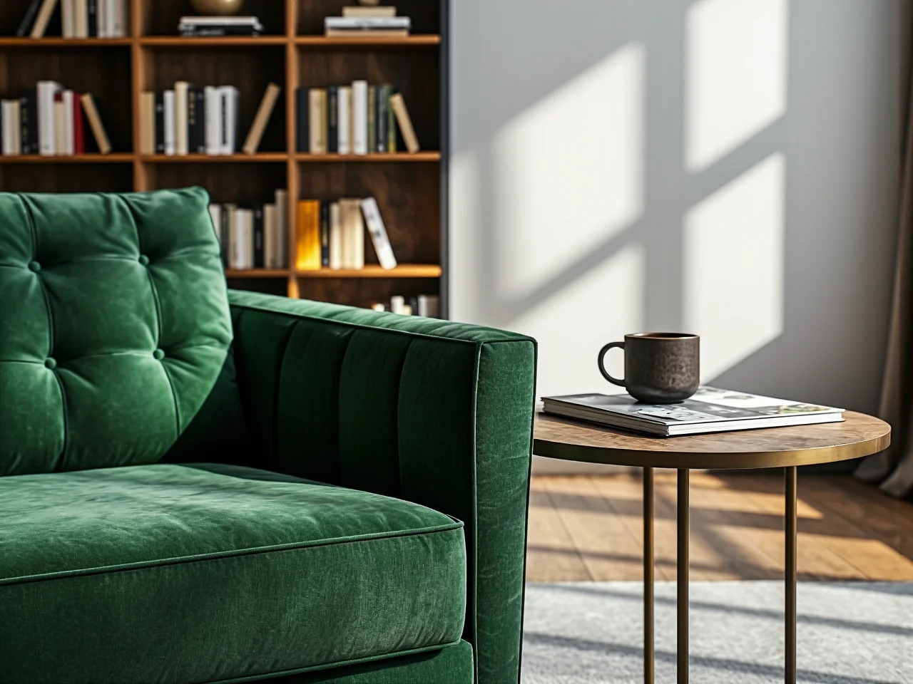 Kobieta korzystająca z kalkulatora rat online aby sfinansować zakup nowych mebli