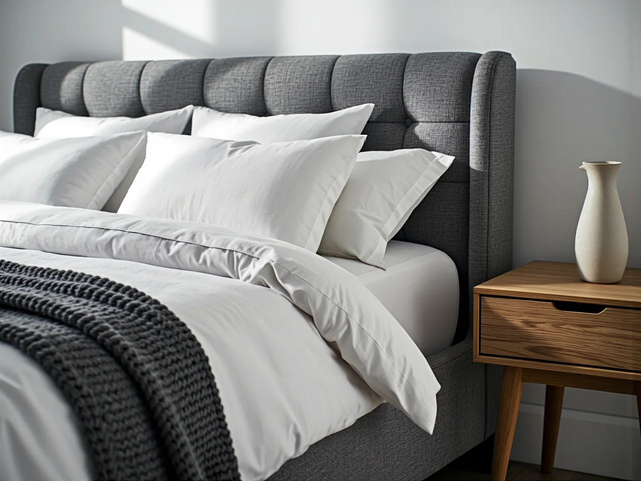 Wygodne łóżko małżeńskie jako pierwszy mebel kupowany do nowej sypialni