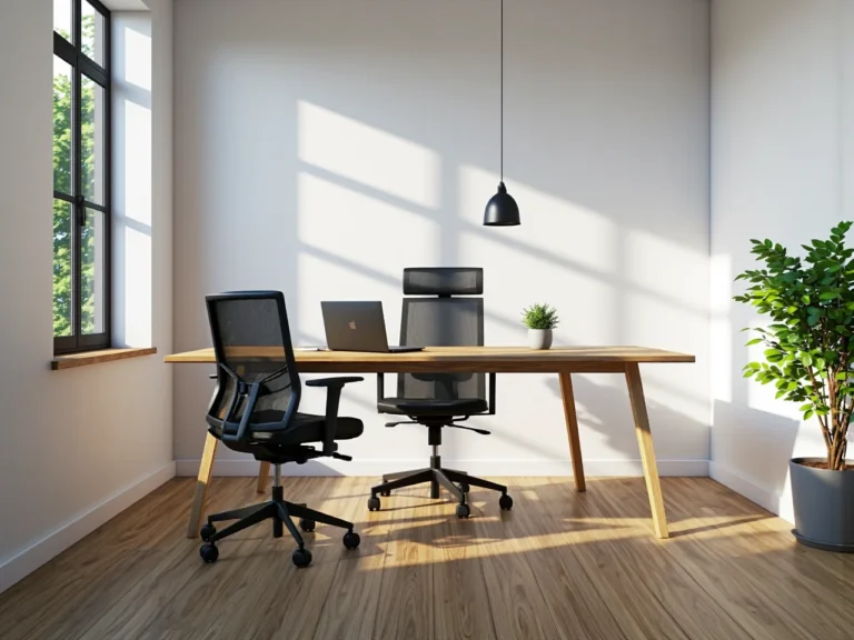 Ergonomiczne krzesło biurowe czarne z siatką na oparciu