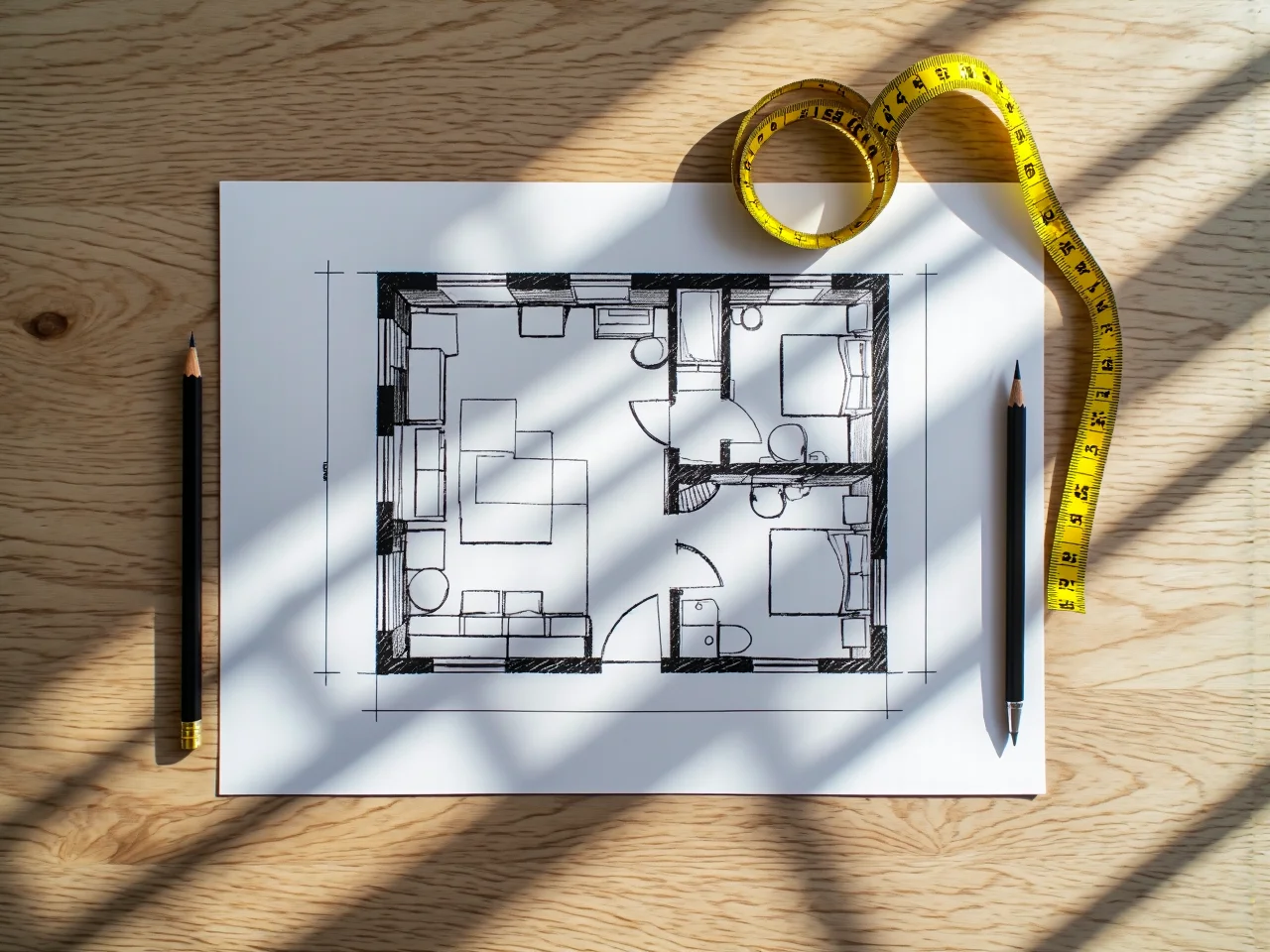Sprawdzanie miejsca potrzebnego na swobodne wysunięcie szuflad w łóżku dziecięcym.