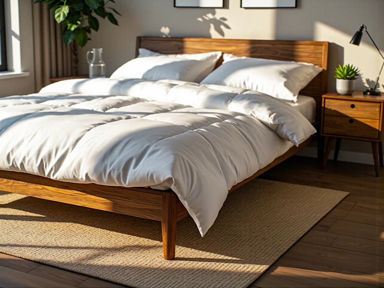 Uporządkowane wnętrze szafy z nowymi organizerami i pudełkami po wiosennej segregacji rzeczy