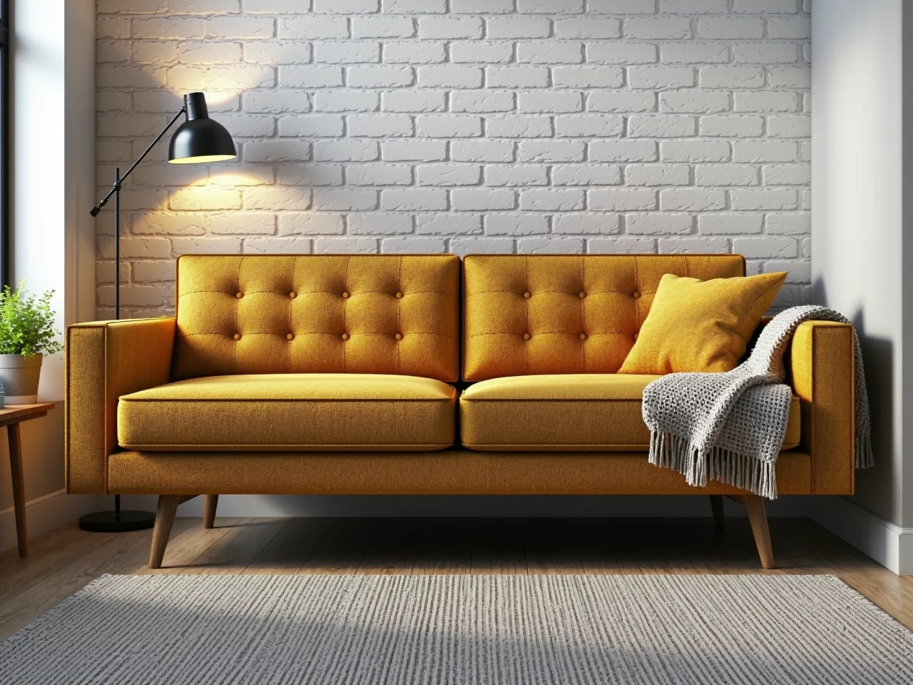 Zestawienie funkcjonalności sofy modułowej i tradycyjnej kanapy w małym pokoju dziennym