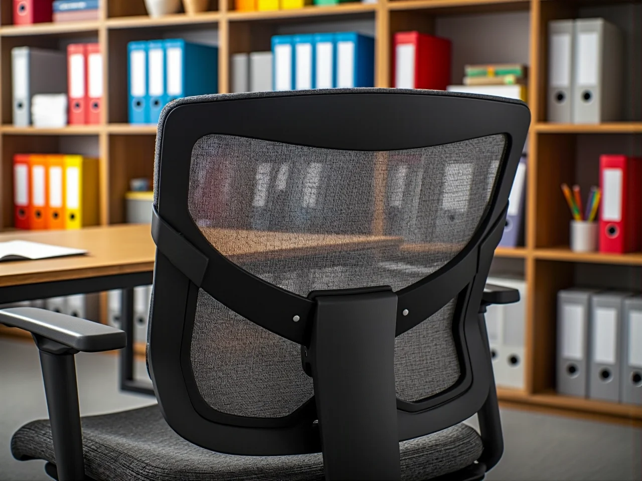 Dziecko utrzymujące prawidłową postawę przy biurku dzięki dopasowanemu krzesłu ergonomicznemu