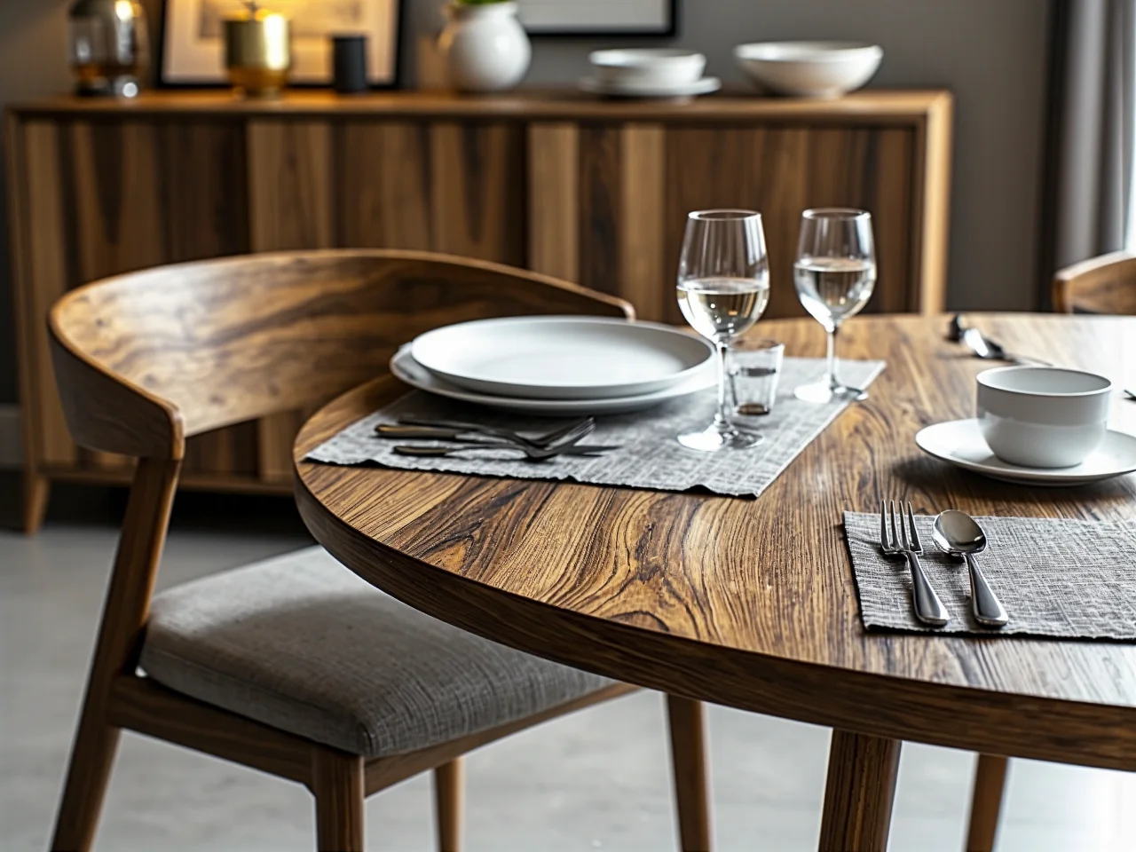 Solidny stół do jadalni na lata jako centrum wigilijnej kolacji dla całej rodziny