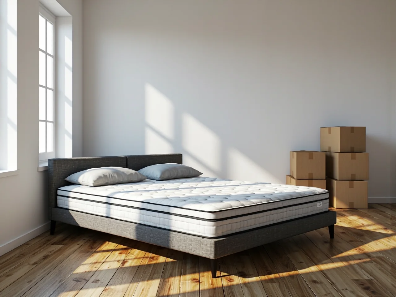 Kobieta sprawdzająca termin dostawy mebli w sklepie internetowym przed złożeniem zamówienia.