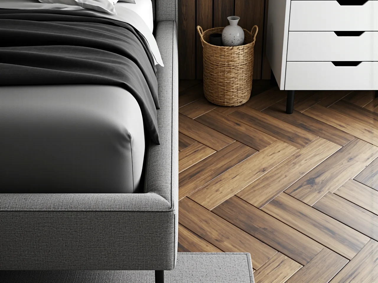 Grafika prezentująca tabelę standardowych wymiarów łóżek i materacy dla jednej i dwóch osób