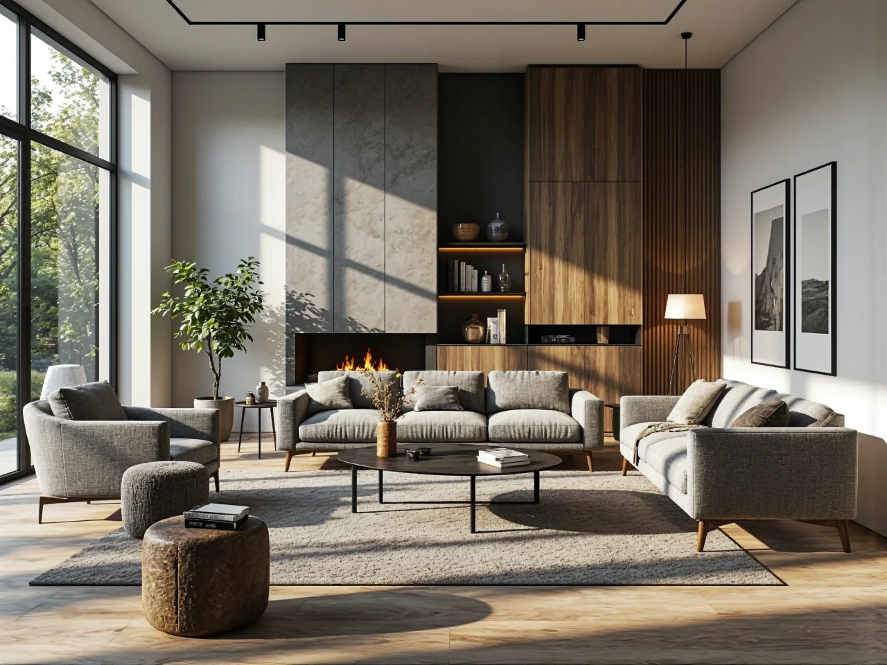 Zbliżenie na paletę kolorów i próbniki materiałów obrazujące trendy meblowe na 2026 rok.