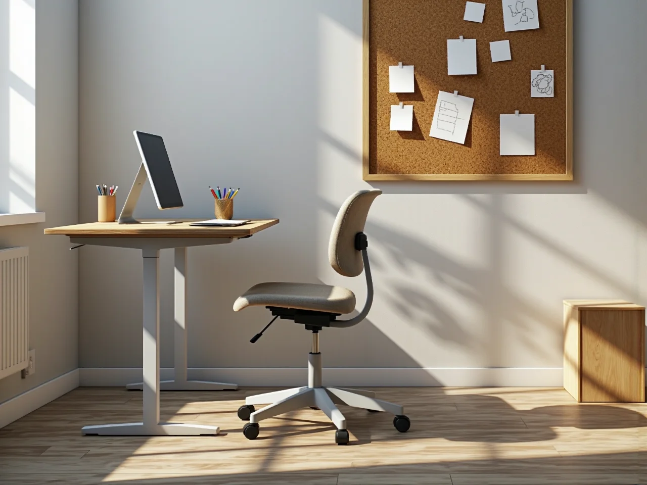 Wygodne i bezpieczne krzesło obrotowe pasujące do aranżacji pokoju młodzieżowego