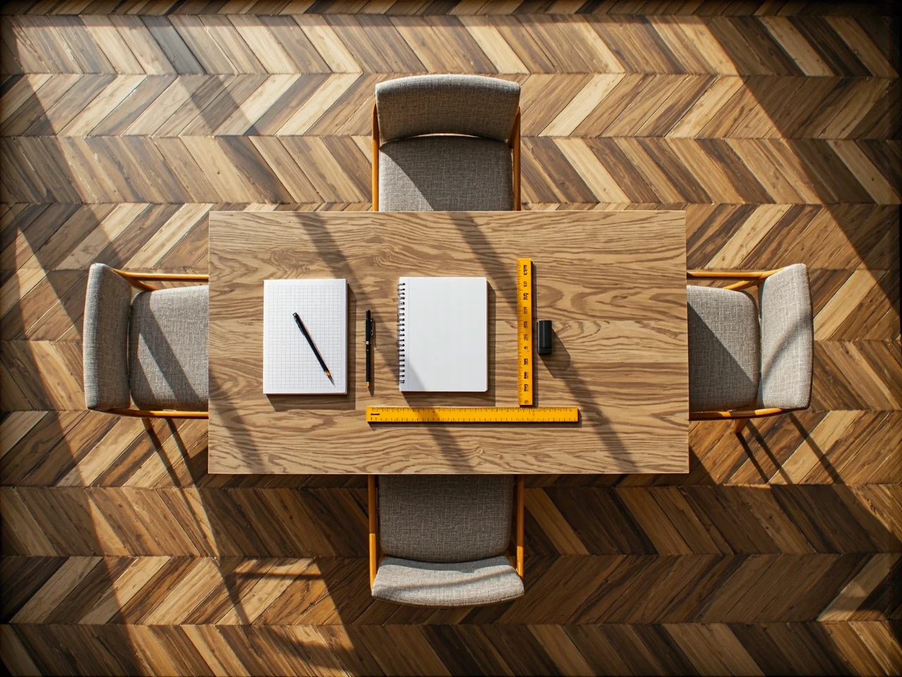 Sprawdzanie szerokości i głębokości siedziska krzesła kuchennego dla optymalnego komfortu