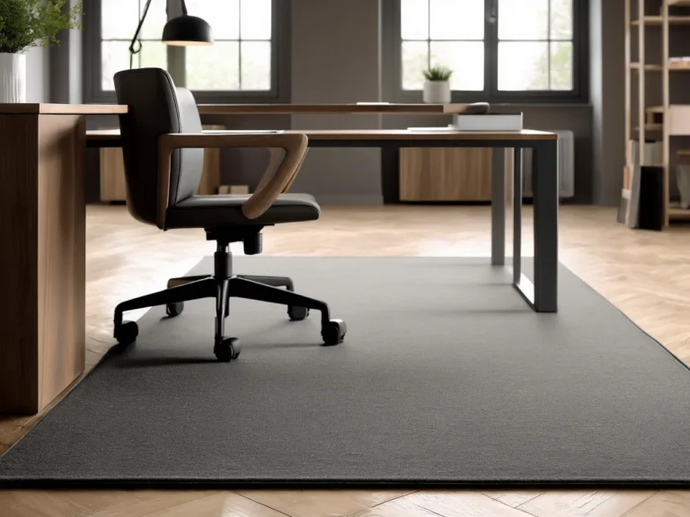 Dywan pod biurko home office wnetrze