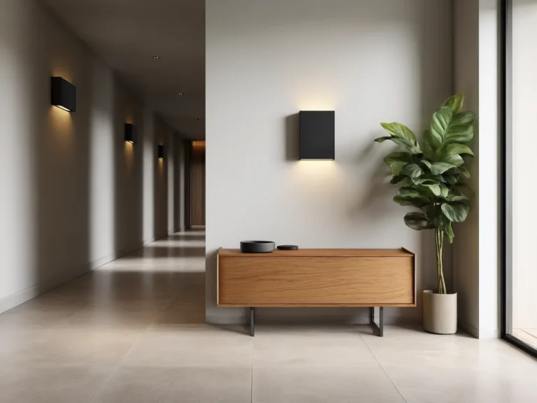Kinkiet led z czujnikiem ruchu przedpokoj