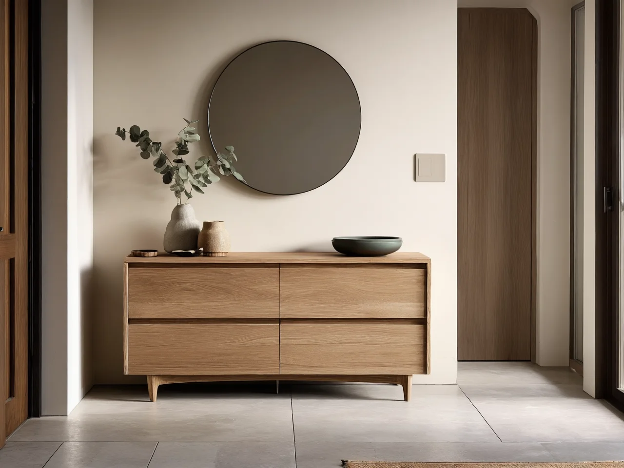 Komoda w przedpokoju mebel centralny