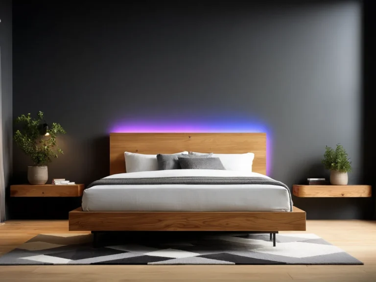 Oswietlenie akcentujace sypialnia led rgb
