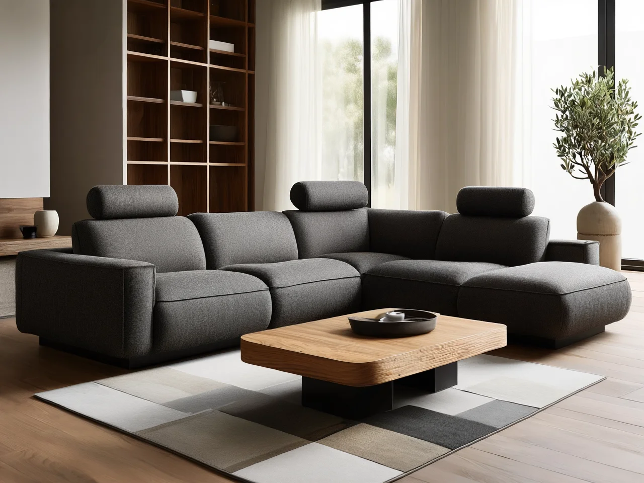 Sofa dla wysokich ludzi 190 cm siedzisko