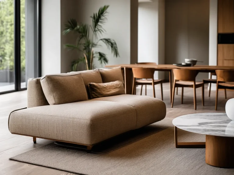 Sofa wolnostojaca centrum salonu