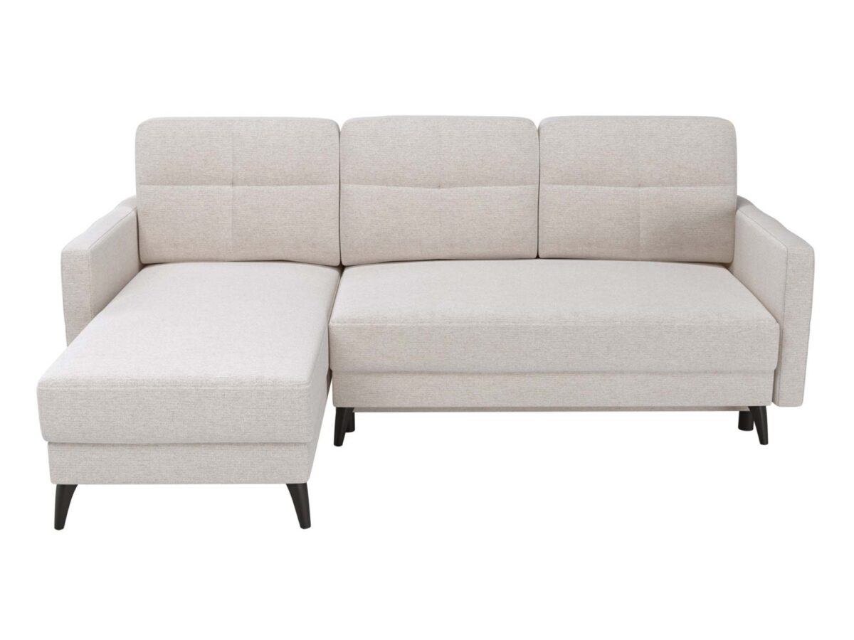 Narożnik Bela z funkcją spania i pojemnikiem 218 cm, spanie 125×210 cm