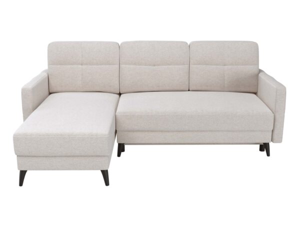 Narożnik Bela z funkcją spania i pojemnikiem 218 cm, spanie 125x210 cm