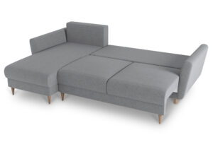 Miniaturka 22 - Narożnik Nozzy z funkcją spania i pojemnikiem 247 cm, spanie 125x195 cm