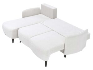 Miniaturka 4 - Narożnik Chmurka z funkcją spania i pojemnikiem 227 cm, spanie 130x195 cm