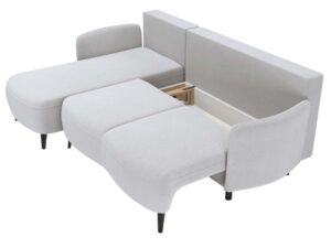Miniaturka 11 - Narożnik Chmurka z funkcją spania i pojemnikiem 227 cm, spanie 130x195 cm
