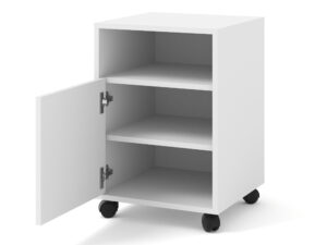 Miniaturka 4 - Mebel pokojowy w kolorze drewna z funkcjonalnymi półkami