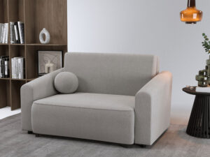Miniaturka 26 - Sofa Nell z funkcją spania i pojemnikiem 145 cm, spanie 110x195 cm