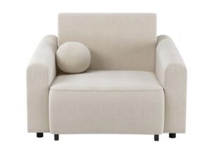 Miniaturka 1 - Fotel Nell z funkcją spania i pojemnikiem 115 cm, spanie 80x195 cm