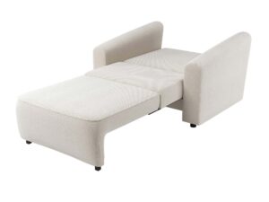 Miniaturka 5 - Fotel Nell z funkcją spania i pojemnikiem 115 cm, spanie 80x195 cm