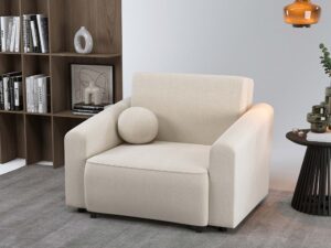 Miniaturka 29 - Fotel Nell z funkcją spania i pojemnikiem 115 cm, spanie 80x195 cm