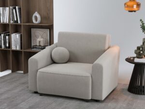 Miniaturka 27 - Fotel Nell z funkcją spania i pojemnikiem 115 cm, spanie 80x195 cm