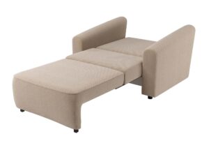 Miniaturka 15 - Fotel Nell z funkcją spania i pojemnikiem 115 cm, spanie 80x195 cm