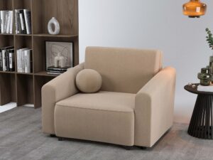 Miniaturka 26 - Fotel Nell z funkcją spania i pojemnikiem 115 cm, spanie 80x195 cm