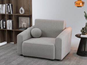 Miniaturka 30 - Fotel Nell z funkcją spania i pojemnikiem 115 cm, spanie 80x195 cm
