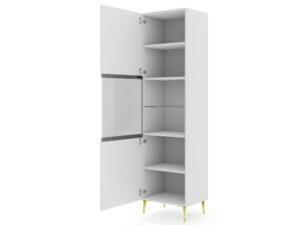 Miniaturka 9 - Witryna Navia z frezowanymi frontami 60x217 cm