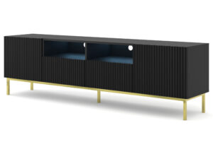 Miniaturka 1 - Szafka RTV Navia 2D2S z frezowanymi frontami 200 cm